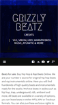 Mobile Screenshot of grizzlybeatz.com